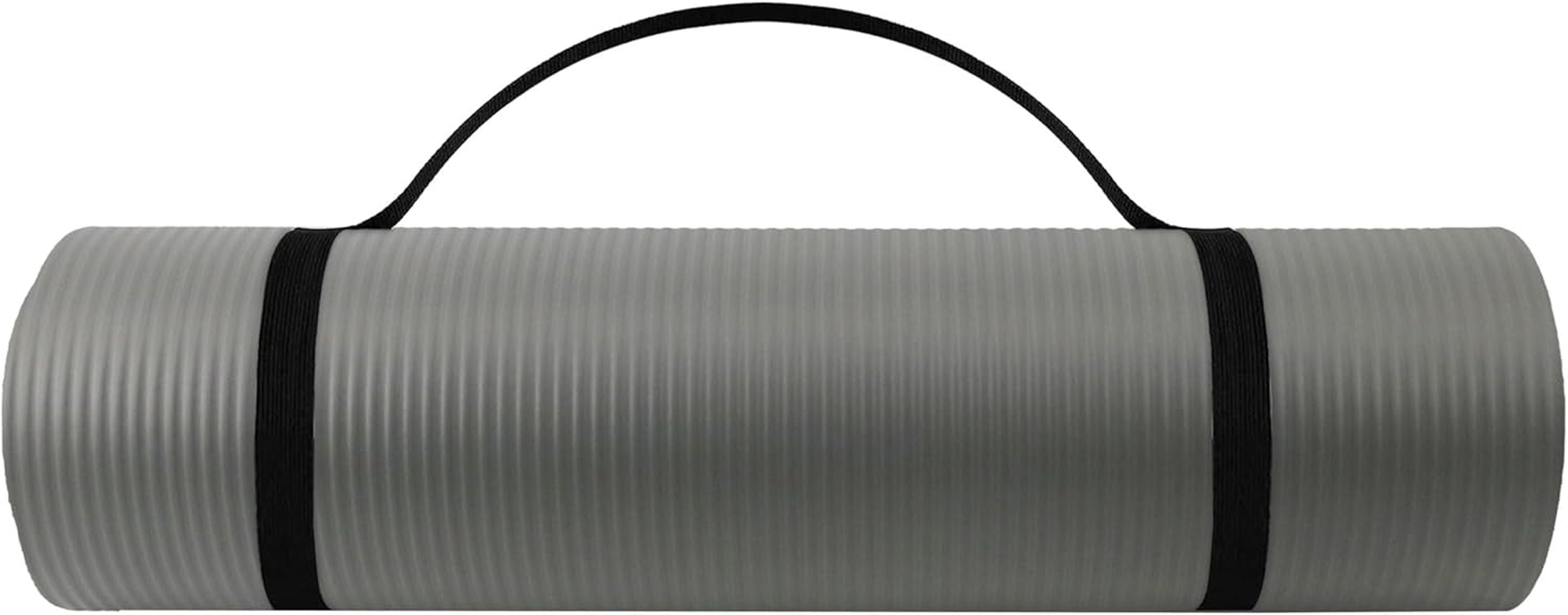 Endless NBR Grey Yoga Mat, Comfortable & Durable Gymnastic Mat, Non-Slip Phthalate Tested, Size: 183 X 61 Cm, 1 Cm Thick, Colour: Grey, NBR Foam, Exercise, Yoga, Pilates and Workouts image number 5