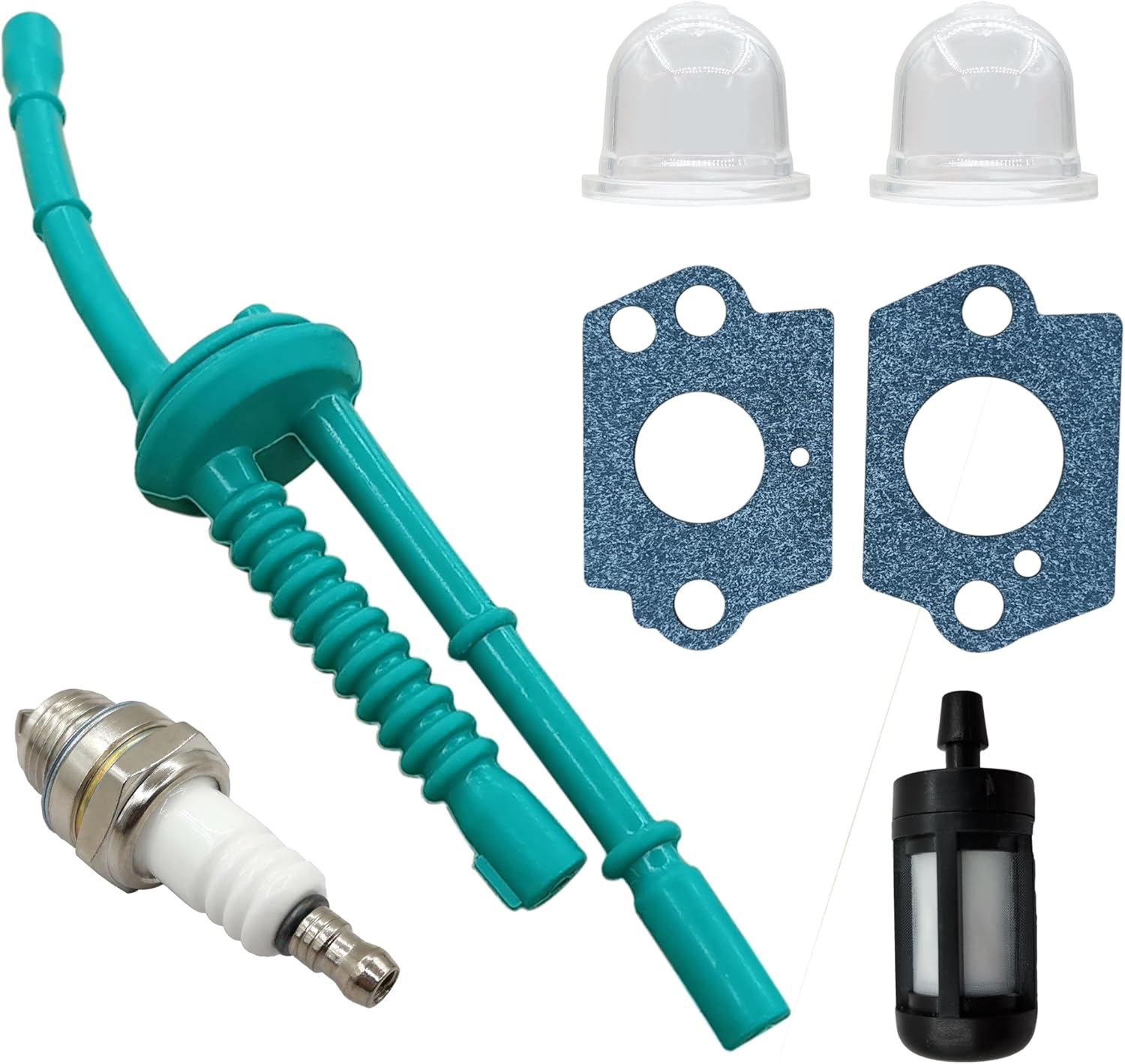 AIBICI C1Q-S97 FS38 FS55R Carburetor for Stihl FS55 FS45 FS46 KM55 HL45 FS45L FS45C FS46C FS55C FS55RC String Trimmer Weed Eater with Ari Filter Fuel Line Rebuild Kit image number 6