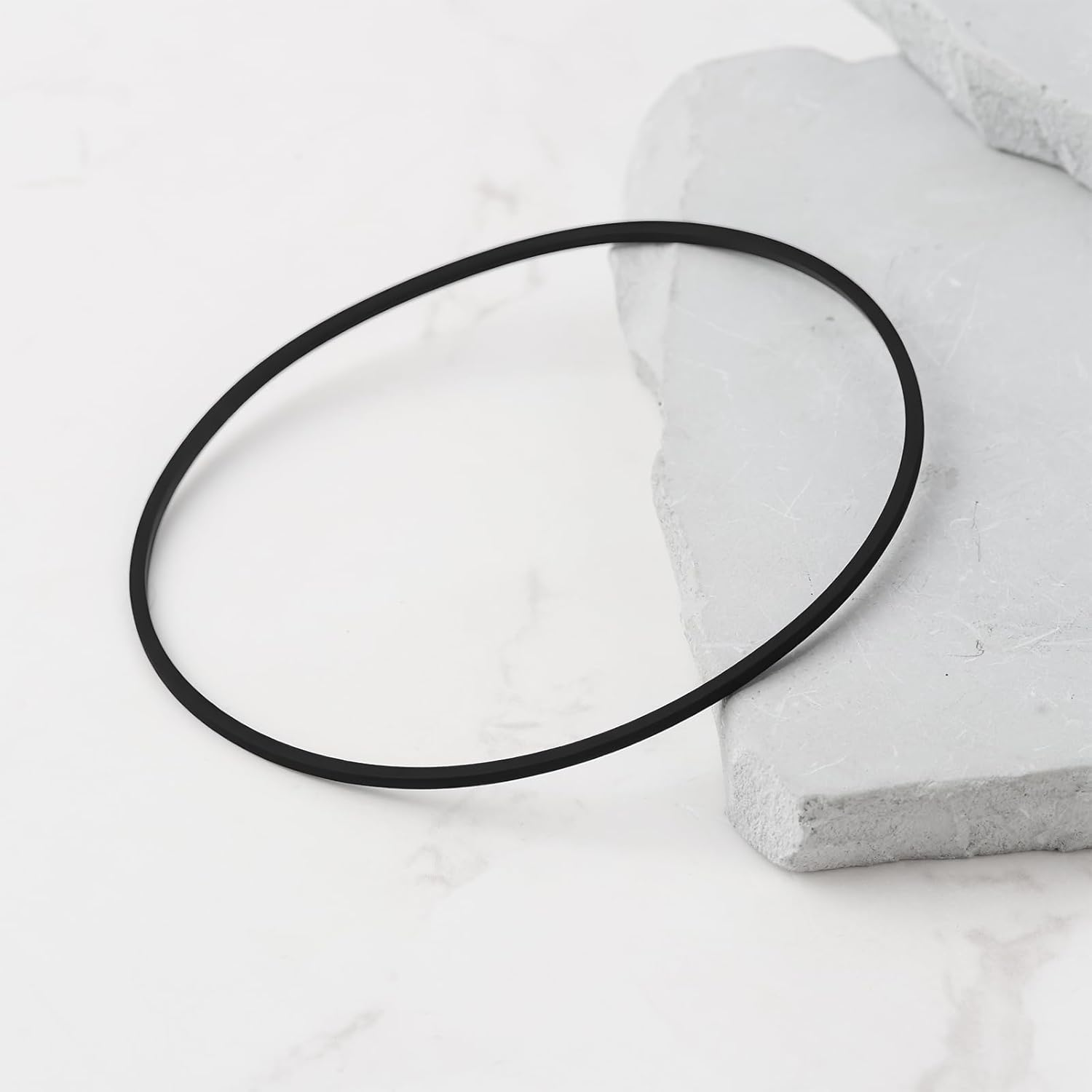 Emagtech 5Pcs 60Mm Cassette Tape Deck Recorder Rubber Drive Belt for Tape Players Cassette Decks CD ROM Drives image number 2