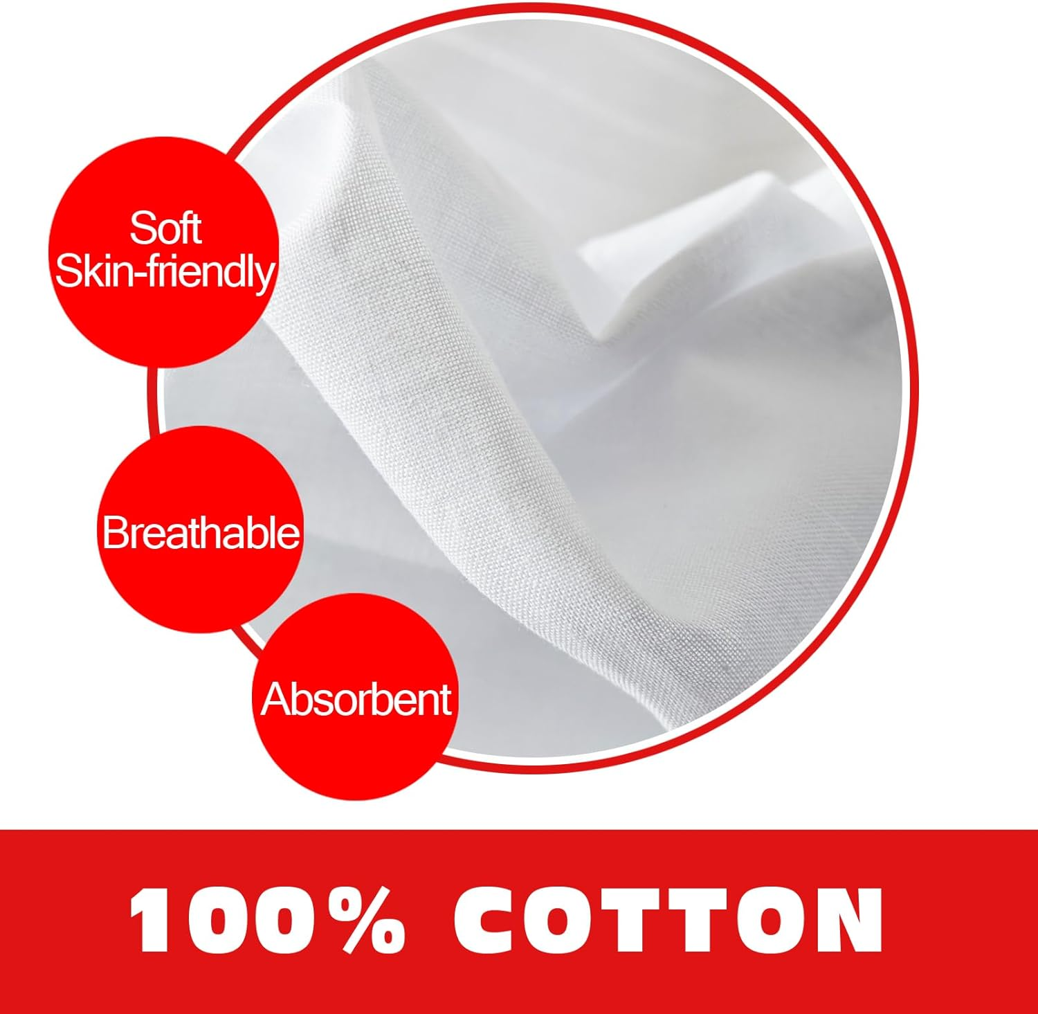 Chromatelle 3 Pcs Men'S Handkerchiefs, White Embroidered Initial Monogrammed Handkerchiefs for Men Suit Soft Cotton image number 1