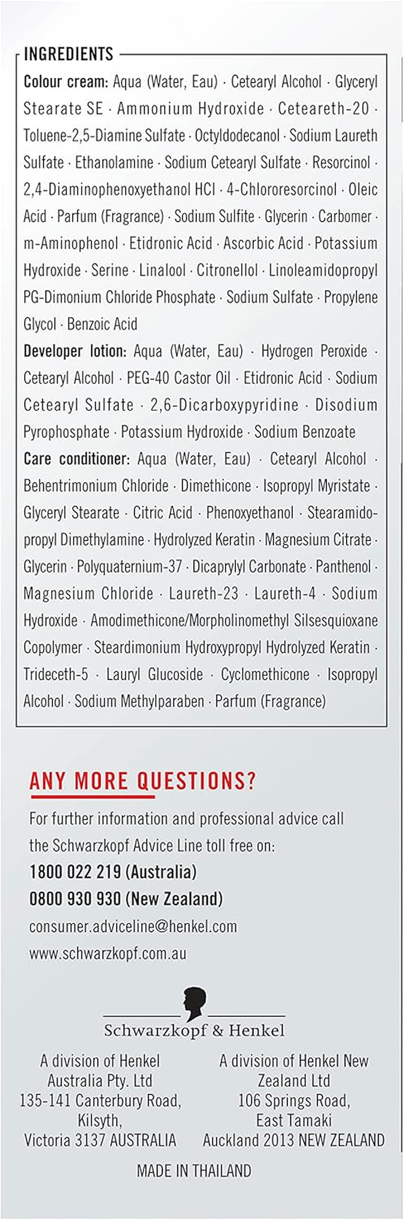 Schwarzkopf LIVE Colour Permanent 1.0 Black (Pack of 2) image number 3