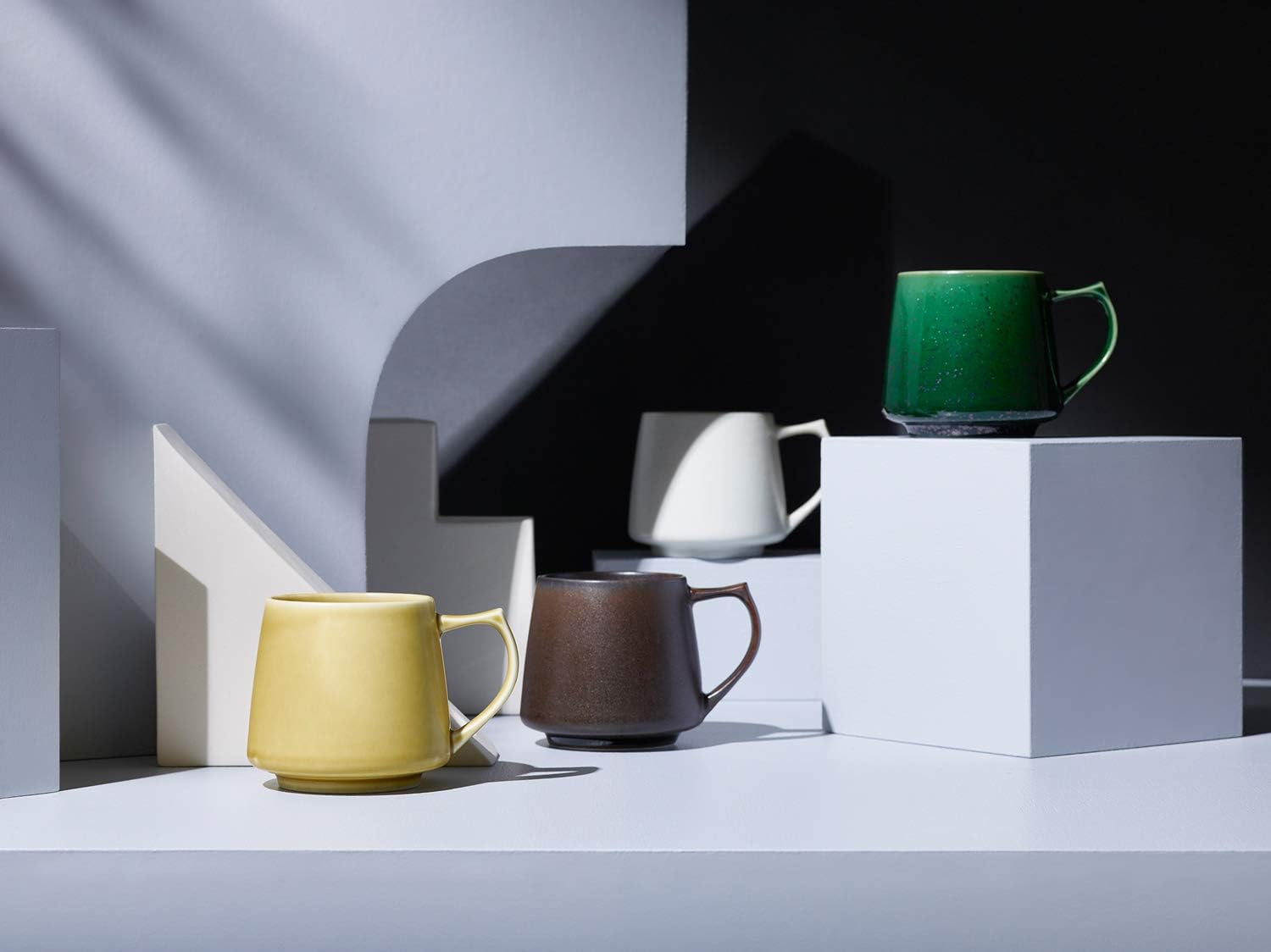 Cores C811BK Mug, Black, 11.8 Fl Oz (320 Ml), Made in Japan, Microwave, Dishwasher Safe, Delicate Made image number 3