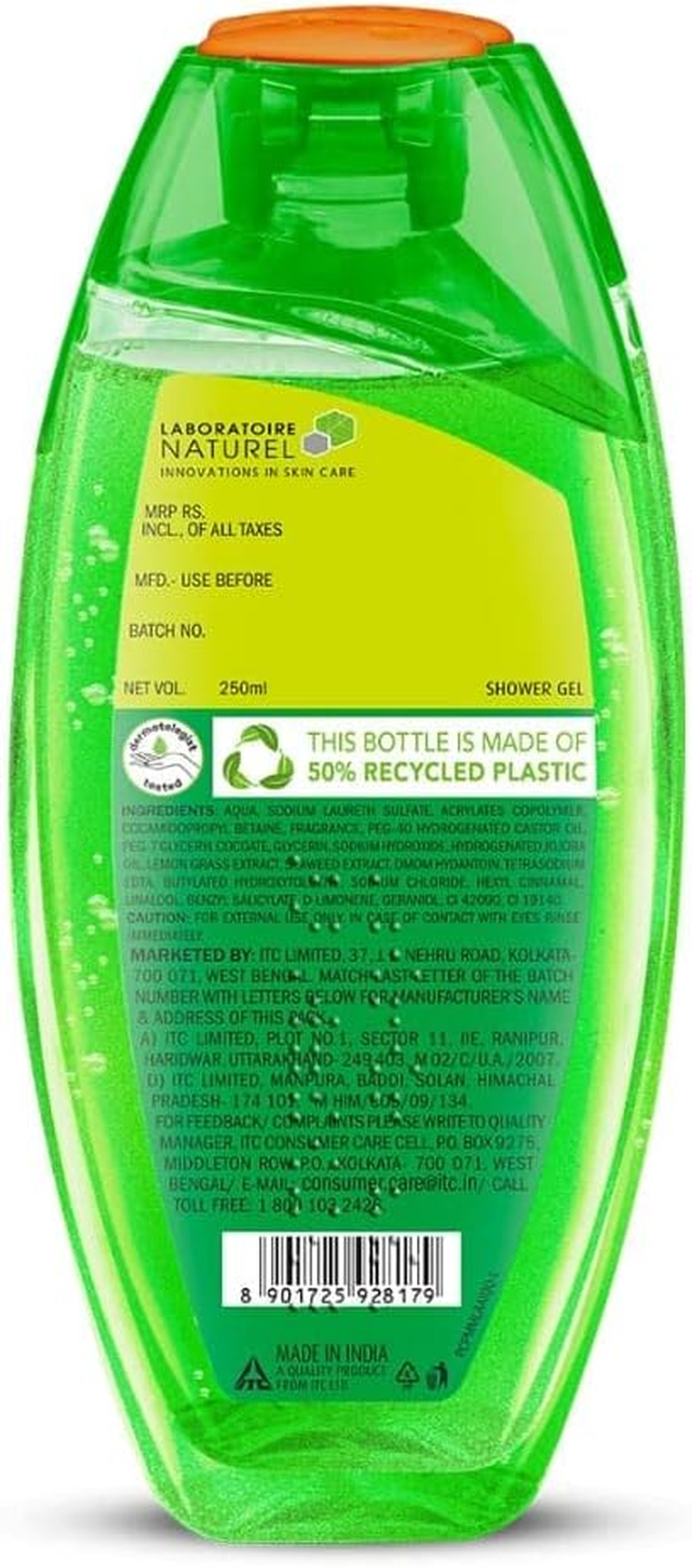 Fiama Di Wills Lemongrass and Jojoba Gentle Exfoliation Shower Gel, 250 Ml image number 4