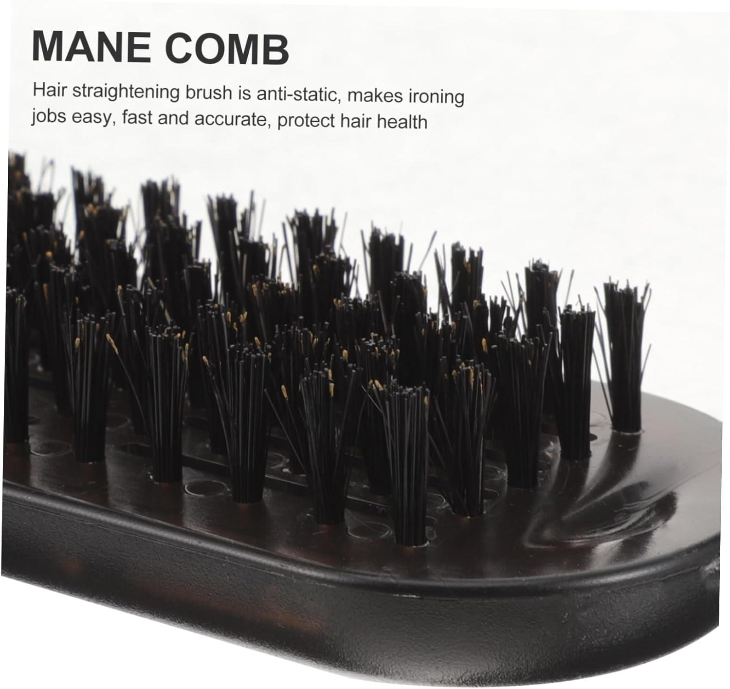 KAILIKETIY Hair Straighteners Brush Clamp Hair Straightening Comb Shaped Bristles for Smooth Straightening image number 3