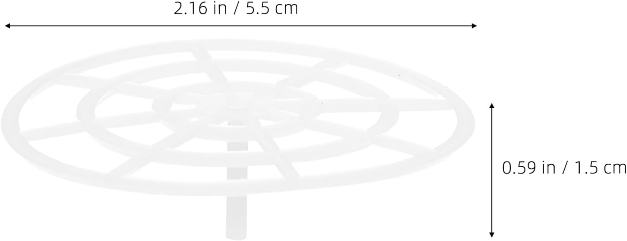 Zerodeko 5Pcs Vegetable Press Fermentation Tool Fermenting Supplies Weight Jars Fermenting Fixer Canning Weights for Fermenting Pickle Fermentation Weight Plastic White image number 2