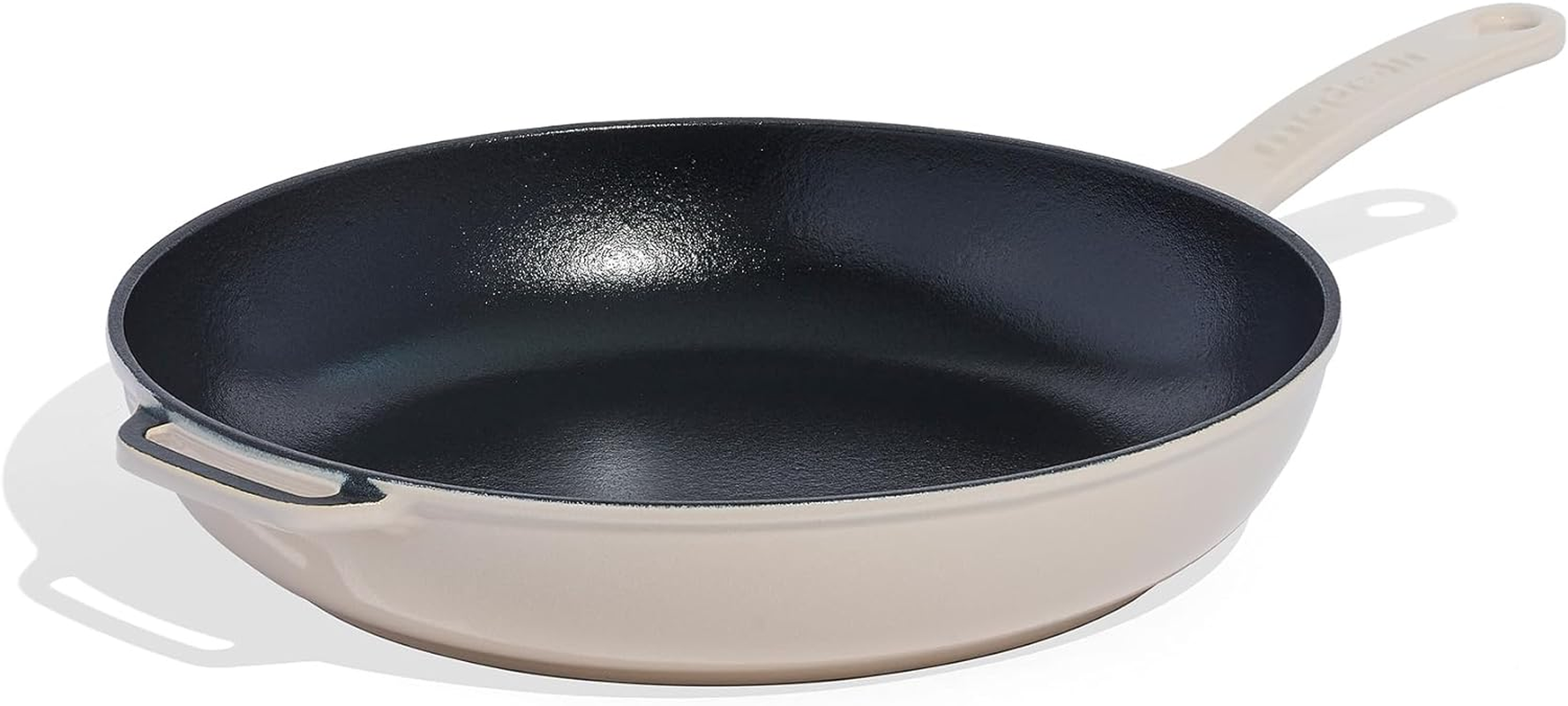 Made in Cookware - Enameled Cast Iron Skillet - Red - Exceptional Heat Retention & Durability - Professional Cookware France - Induction Compatible