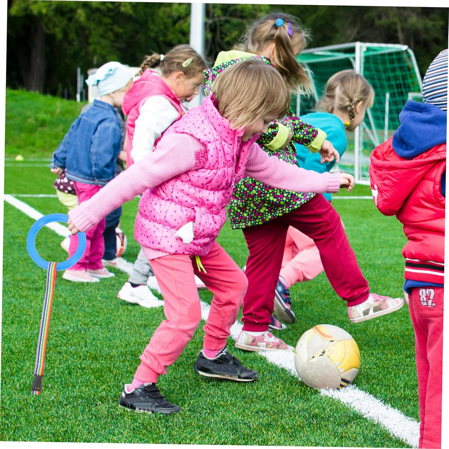 Operitacx Stroller Toddler Leash 6Pcs Colorful Walking Rope Anti-Lost Walking Rope for Kindergarten Preschool Toddlers Child Safety Locks image number 4