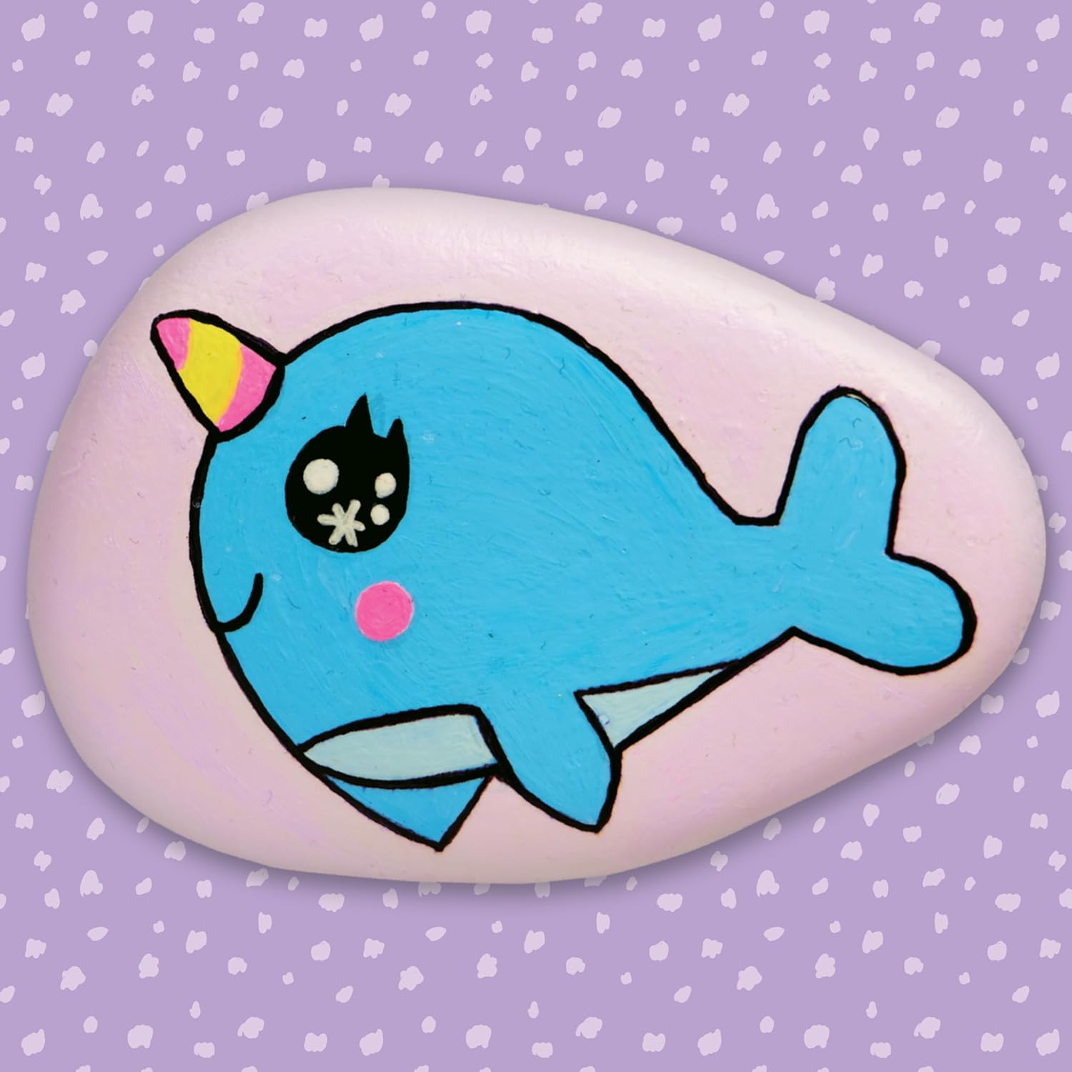 Zap! Kawaii Rock Painting Kit - Create Adorable Kawaii Rock Creatures with Paints and Accessories image number 6