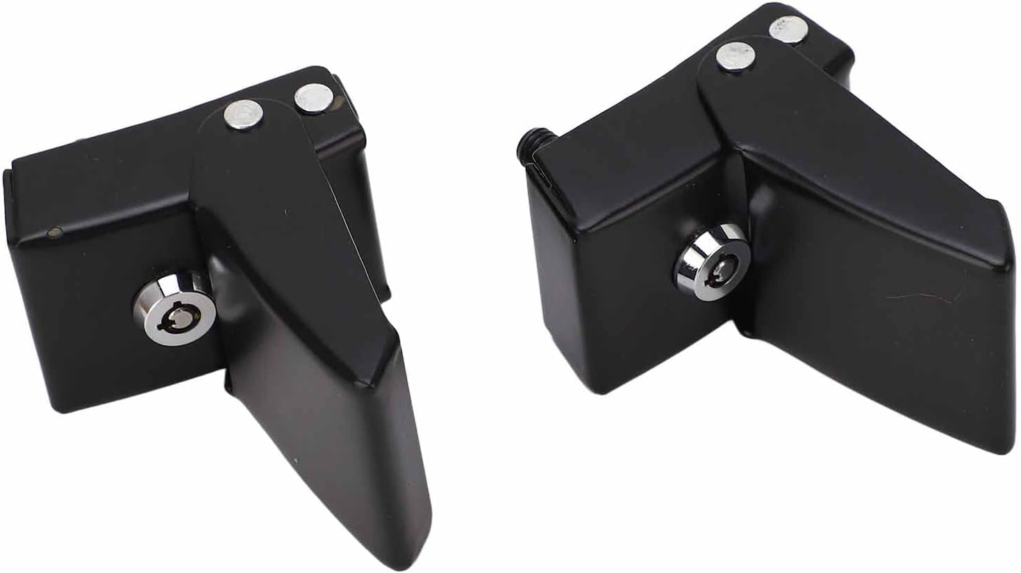 Metal Locking Hood Lock Catch Latches Kit Sturdy Hood Lock Key Car Security for Jeep Wrangler JK 2007‑2017 image number 5