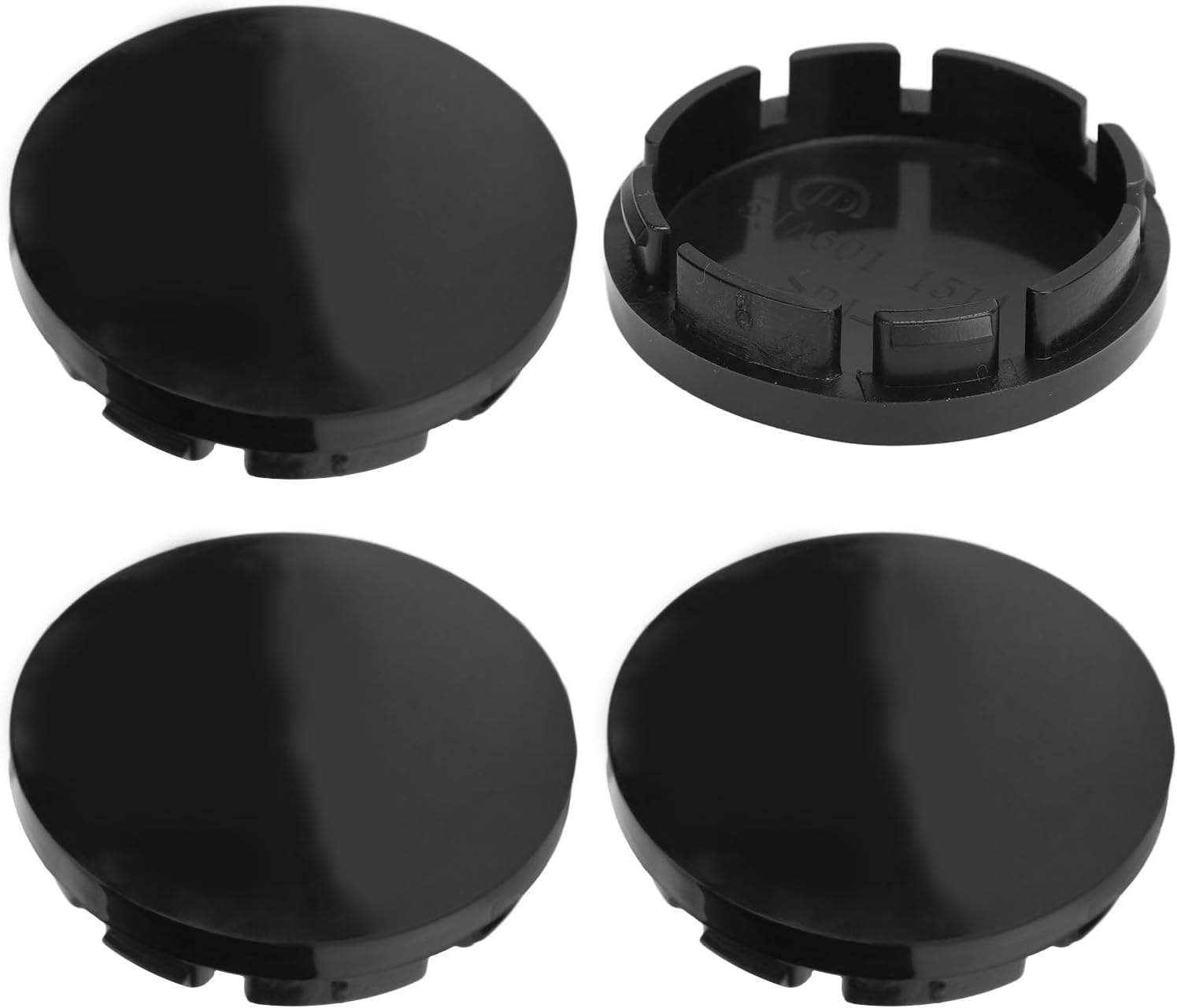 56Mm 4PCS Car Wheel Center Hub High Gloss & Stylish Universal Fit for Vehicle image number 2