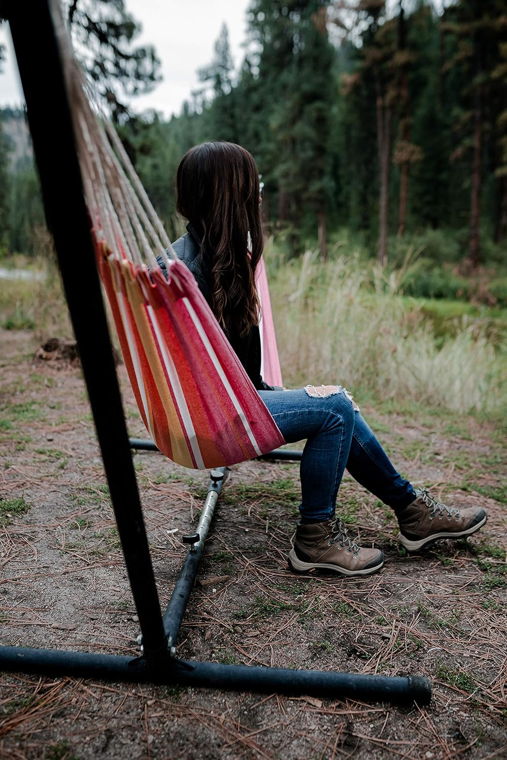 Stansport Cotton Blend Traveler Hammock - Grey image number 5