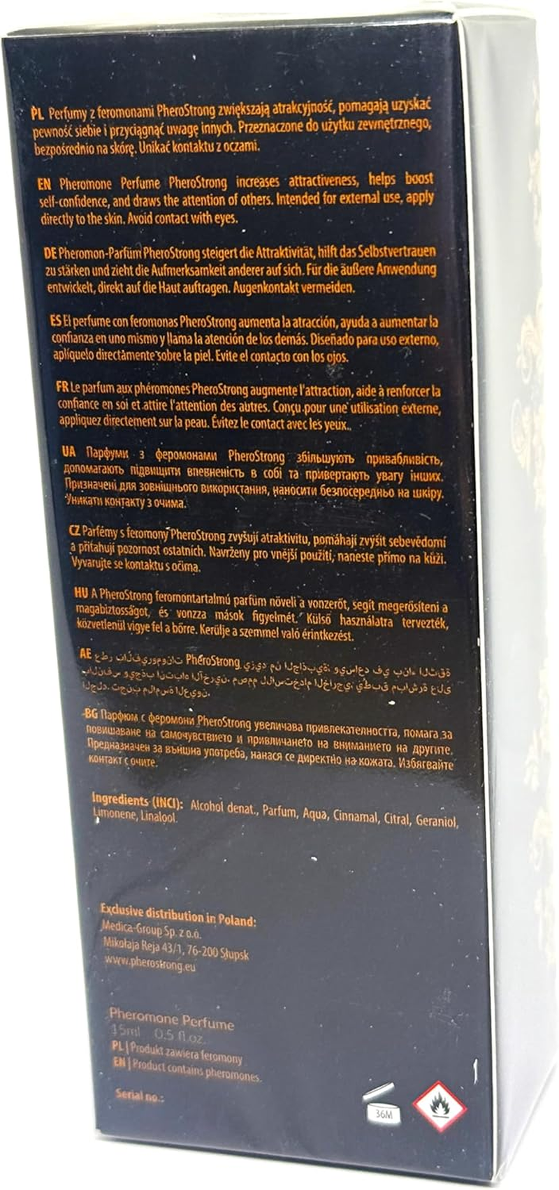 Pherostrong Pheromone Perfume for Women &ndash; Fresh & Fruity Floral Scent with Sicilian Lemon, Rose & Musk &ndash; Irresistible & Long-Lasting Fragrance &ndash; Feromonas Para Mujeres Atraer Hombre 15Ml