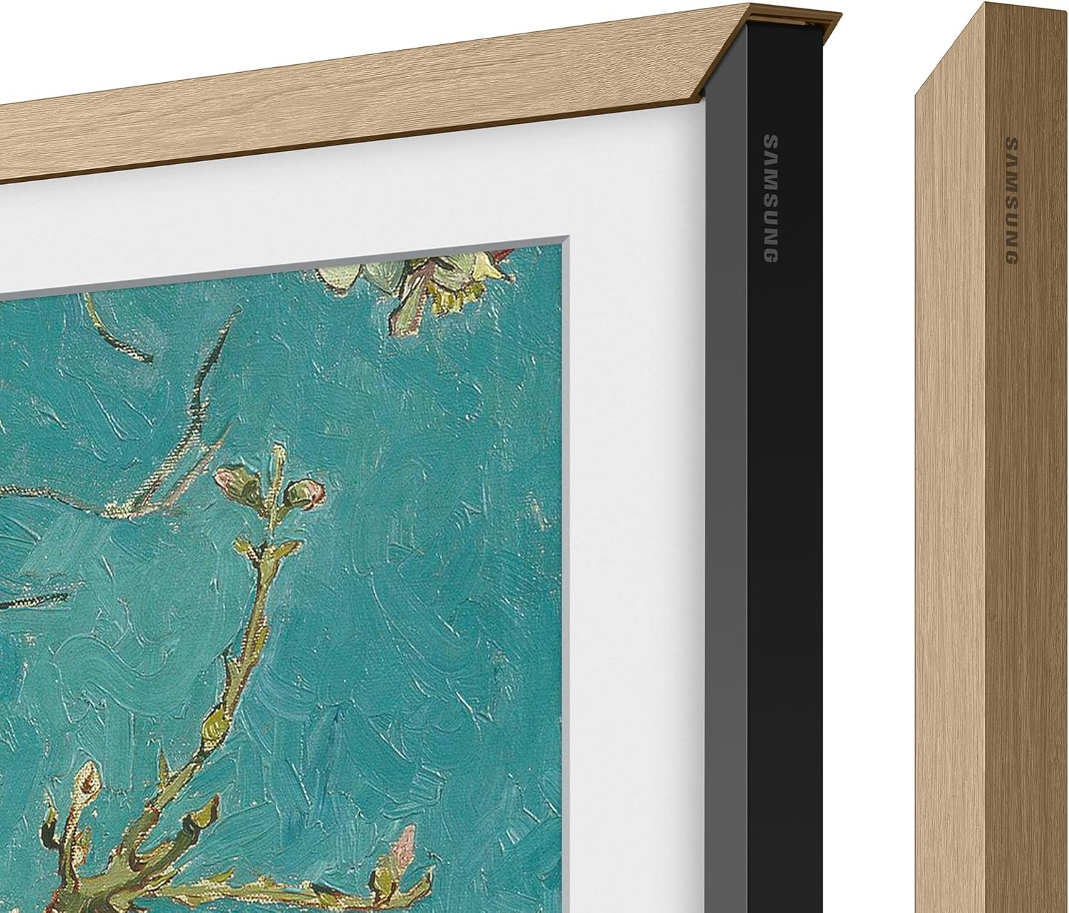 Samsung the Frame 43 Inch Bevelled Sandy Gold TV Frame - Accessory for the Frame 43 Inch TV (LS03A, LS03B, LS03BG) - Magnetic Mount