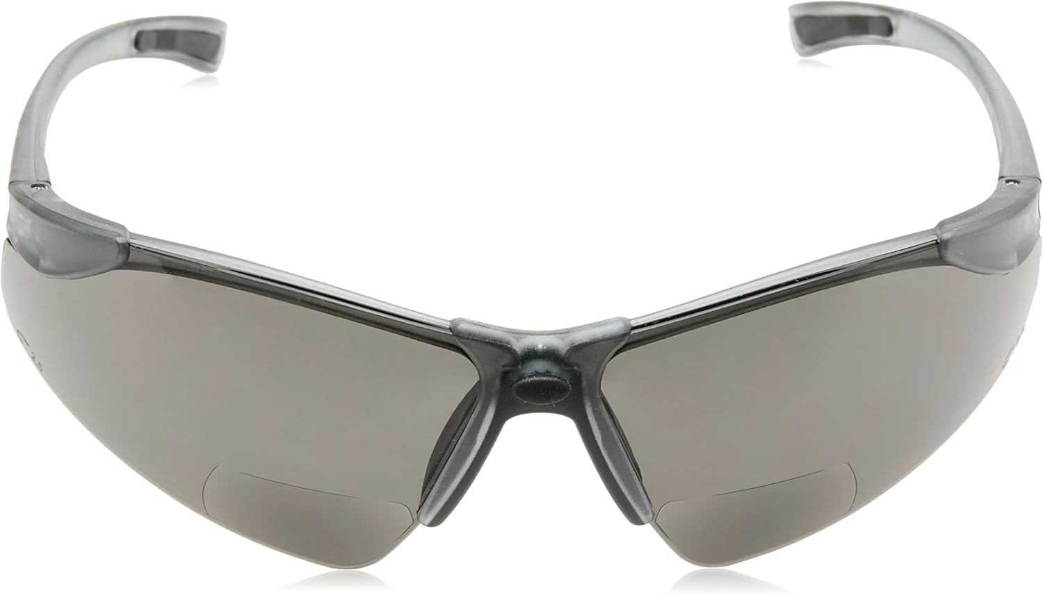 101SD-2.5 Reader 101 Bifocal Safety Glasses 2.5X Magnification, One Size, Smoke