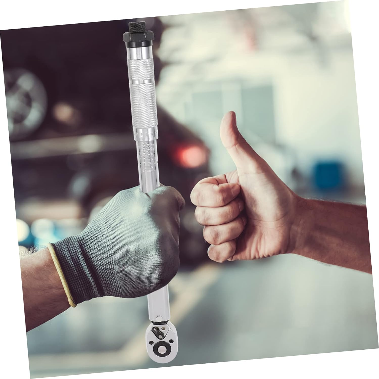 HOMSFOU Car Torque Wrench Drive for Tire Disassembly Torque Spanner Tool for Automotive Repair for Mechanics Use image number 4