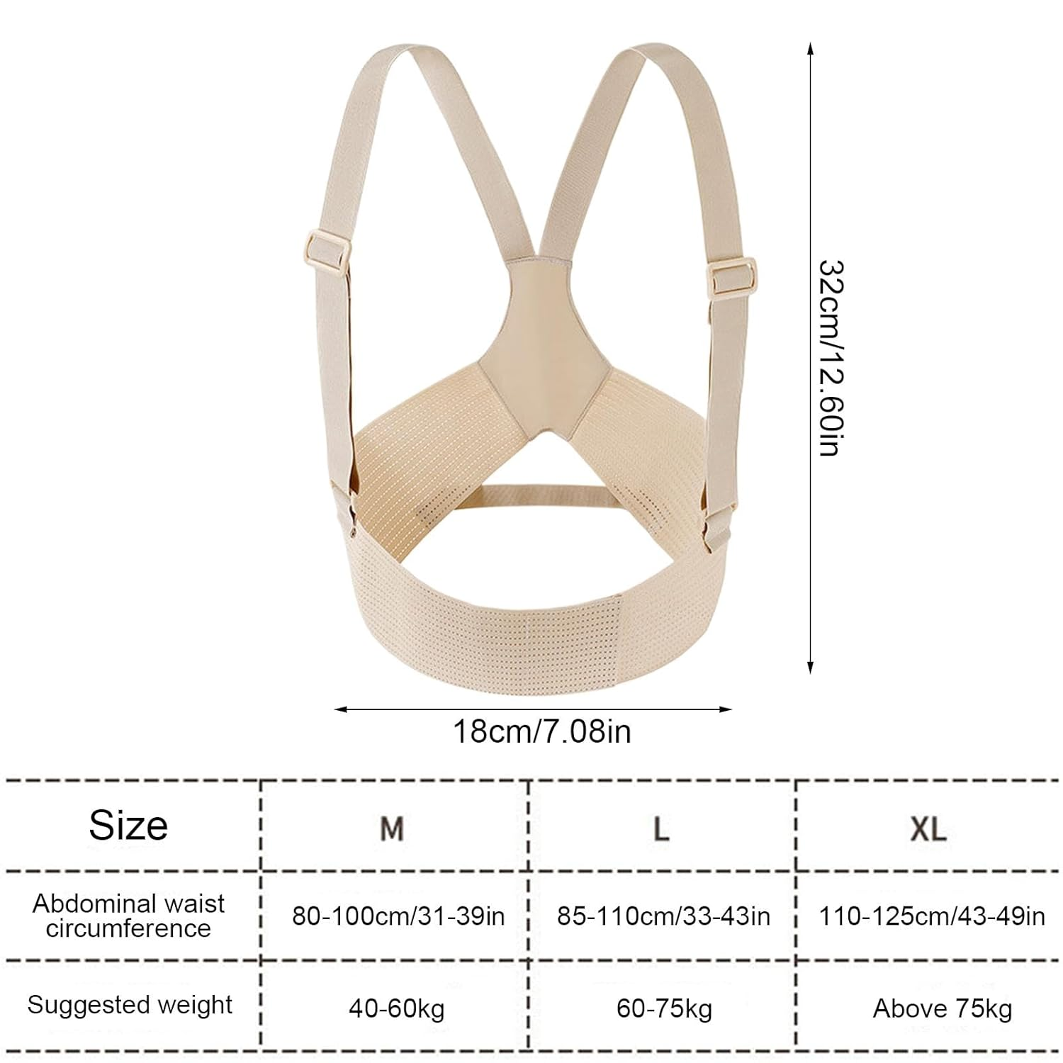 Pregnancy Belly Support Band - Maternity Belly Support Breathable Belly Band | Pregnancy Band, Adjustable Pregnancy Belt for Late Mid-Pregnancy Home, Outdoor - Xl image number 4