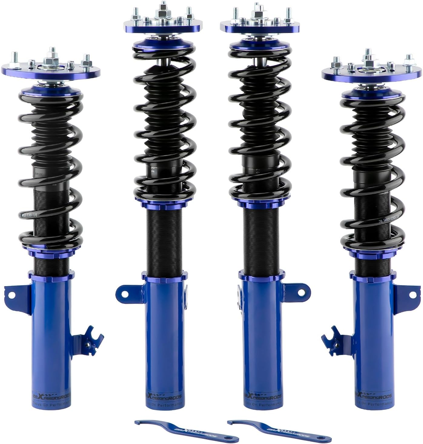Maxpeedingrods Coilovers for Toyota Camry 1992-2001, for Toyota Avalon 1995-2003, Solara 1999-2003, for Lexus ES300 1992-2001, Height Adjustable Coilovers Suspension Kit, Lowering Kit Blue image number 5