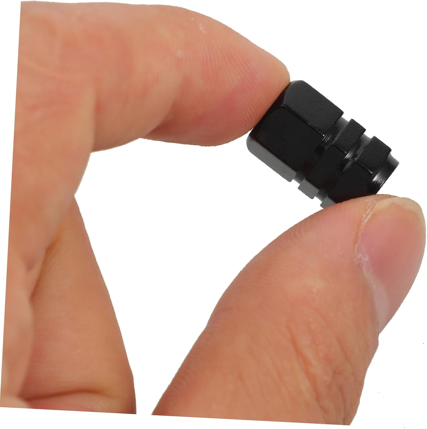 GRIRIW Car Tire Valve Caps 4Pcs Set Aluminum Alloy Small Valve Stem Caps Universal Dustproof Covers for Automotive Wheels Accessories Sturdy Protection for Cars Bikes and Motorcycles image number 5