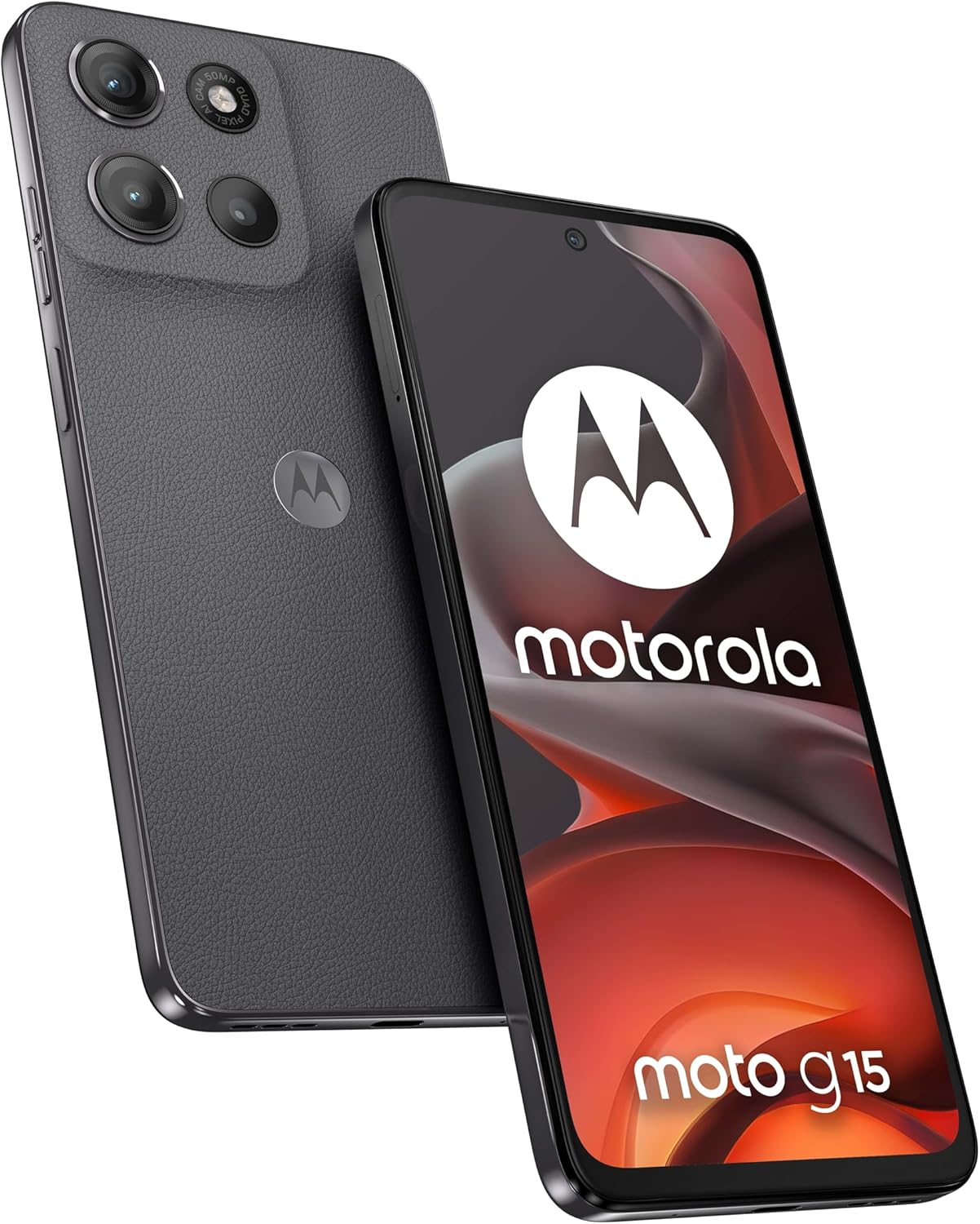 Motorola G15 Dual SIM 4G | (8+16) RAM Boost | 256GB Storage | 50MP AI Camera | 6.72" FHD+ Display | 5200Mah Battery | Android 15 (Gravity Grey) image number 2
