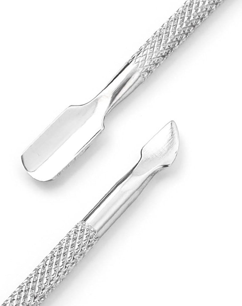 Cuticle Pusher and Cutter Cuticle Trimmer Pusher Remover Manicure Pedicure Tool Cuticle Cutters Clippers Remover for Nails image number 6