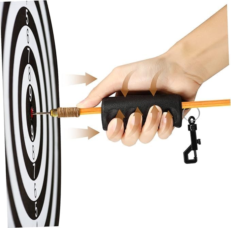 Black Rubber Protective Arrow Puller,2Pcs Archery Arrows Puller Target,Rubber Arrow Puller Archery Arrow Puller Gripper,Rubber Arrow Puller 3D Target Remover,Non-Slip 3D Target Remover with Belt Clip image number 4