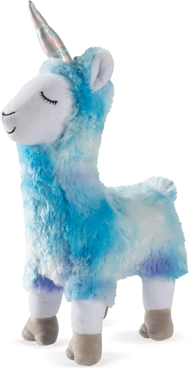 FRINGE Studio Dog Toy, Cool Blues Llamacorn-Plush Pet Toy (289358)