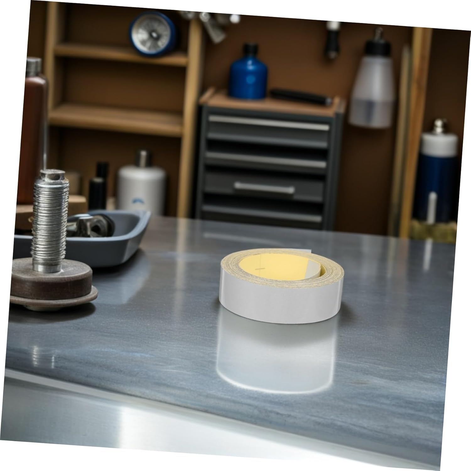 Self Adhesive Reflective Tape for Optical Non Contact Tachometers Compatibility for Speed and Distance Measurement Stripes for Accurate Digital Tachometer Readings image number 2