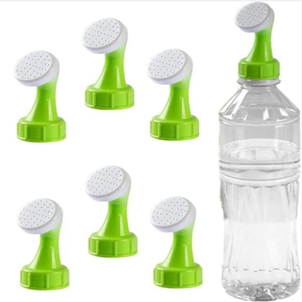 6Pcs Portable Shower,Mini Sprinkler Water Can Bottle Top, PVC Head Plant Irrigation Attachments Watering Nozzles for Bottles Bottle Top Sprinkler Nozzle Portable Bottle Cap Sprinkler Heads image number 3