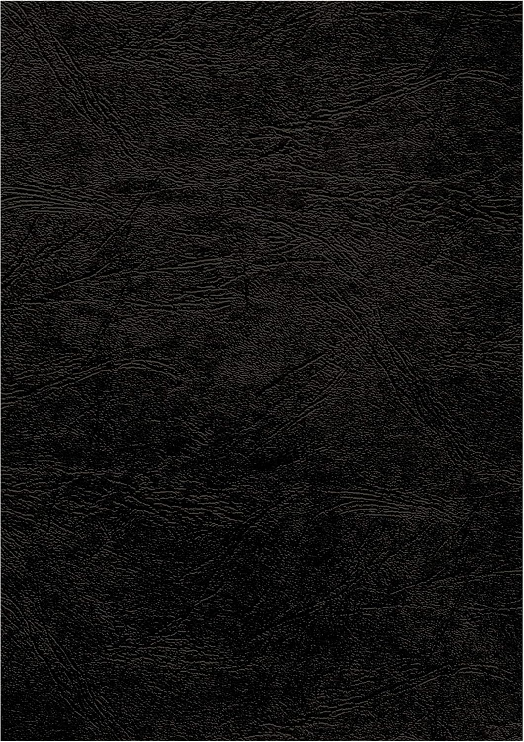 Fellowes A3 100 Percent Recyclable Leatherboard Binding Covers, Heavyweight, 250 GSM Presentation Covers, FSC, Black, Pack of 100
