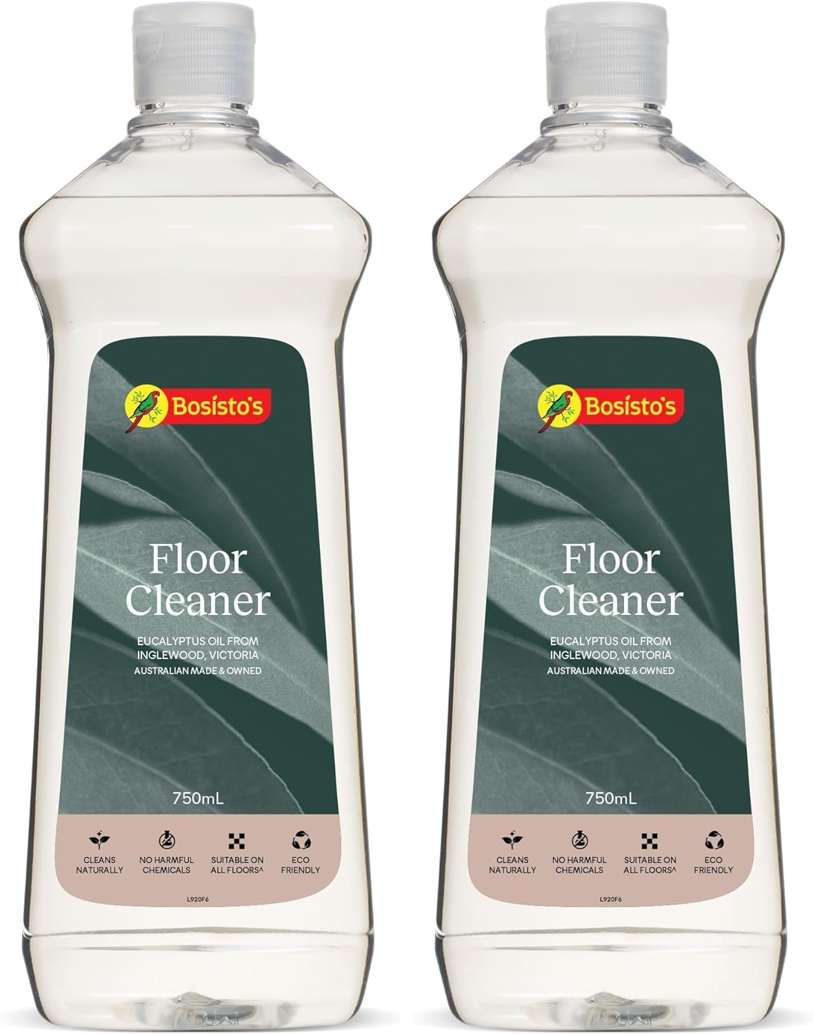 Bosisto'S Floor Cleaner 750Ml | with Pure Eucalyptus Oil, Natural Cleaning, Naturally Strong on Scuff Marks & Grime, No Harmful Chemicals, Streak Free, Eco Friendly, Australian Made & Owned