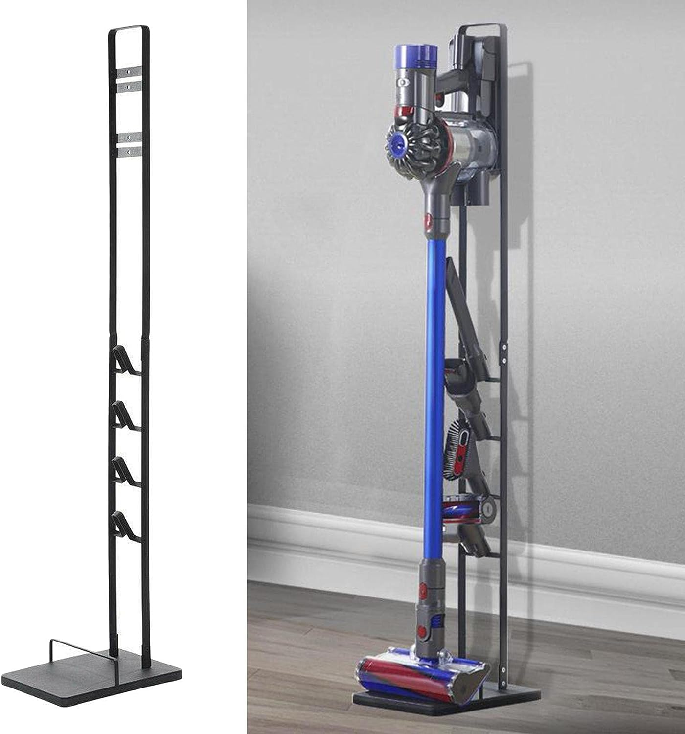 Freestanding Vacuum & Accessories Stand for Dyson V6 V7 V8 V10 V11 (Black) image number 5