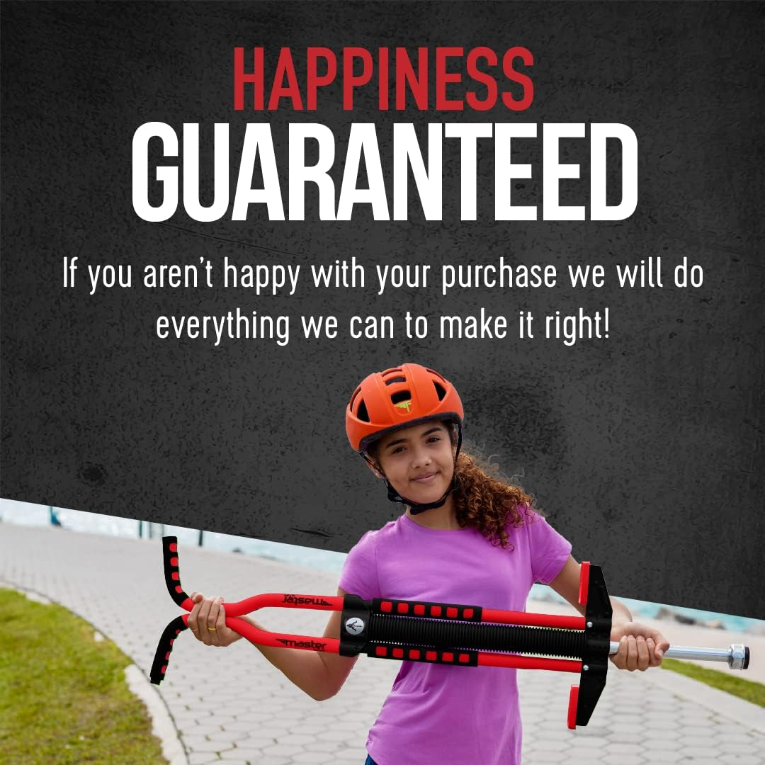Flybar Master Pogo Stick for Kids Ages 9+, 80&ndash;160 Lbs &ndash; Easy Grip Handles &ndash; Active Exercise Toy for Tweens & Teens &ndash; Outdoor Toy with Non-Slip Foot Pegs for Boys and Girls &ndash; No Assembly Needed image number 4
