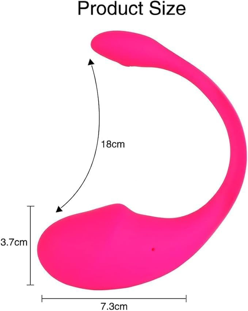 Wearable Panty G-Spot Vibrator Dildo with APP Control Adult Sex Toys with 10 Vibrations for Women, Rechargeable Clit Vaginal Stimulator Anal Nipples Massager for Solo or Couple Fun (Pink) image number 1