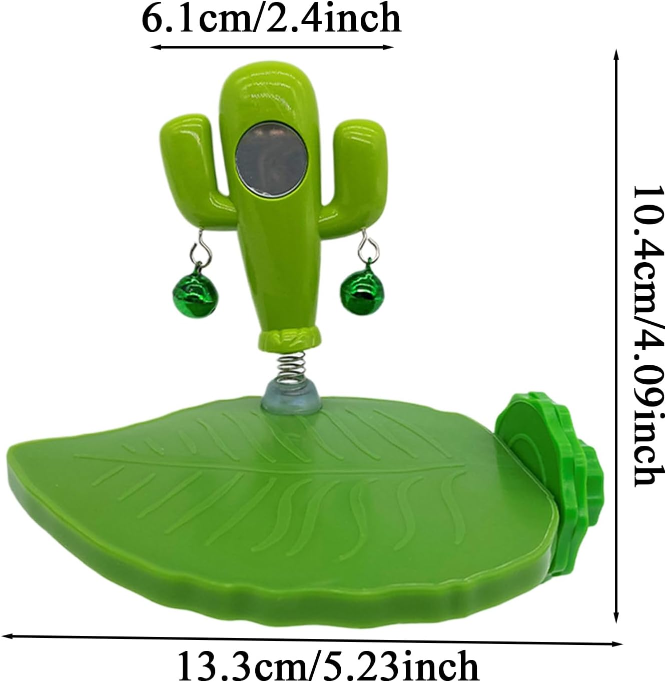 Bird Playground - Cactus Leaves Parrot Play Stands,Cage Accessories Enrichment Toys Interactive Exercise Game Perch for Cockatiel image number 1