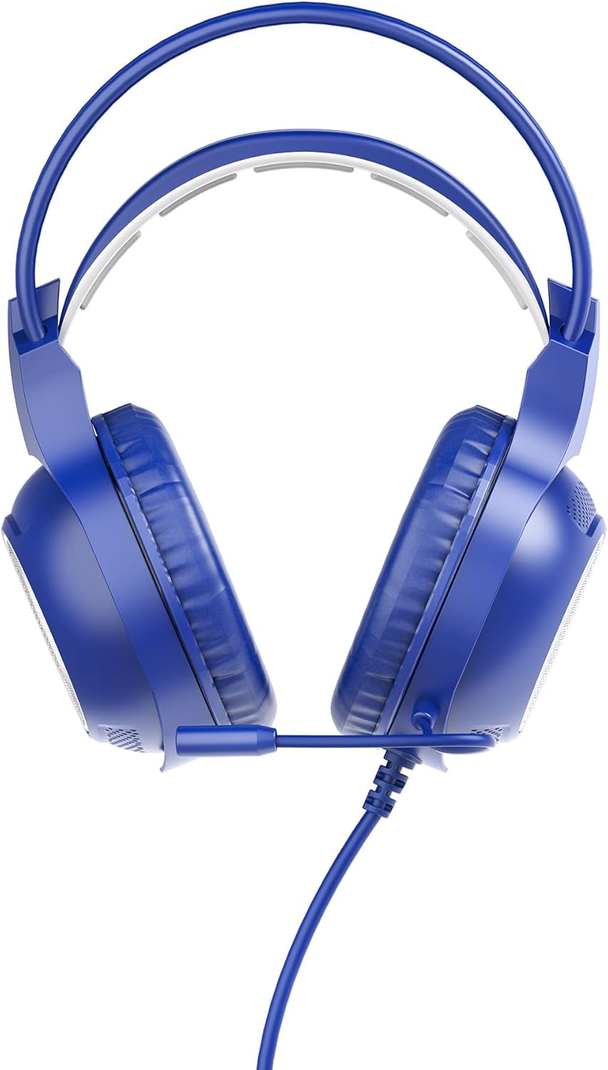 Energy Sistem Gaming Headset ESG 2 Sonic Headphones with LED Light, Boom Mic, Volume Control, Adjustable Headband