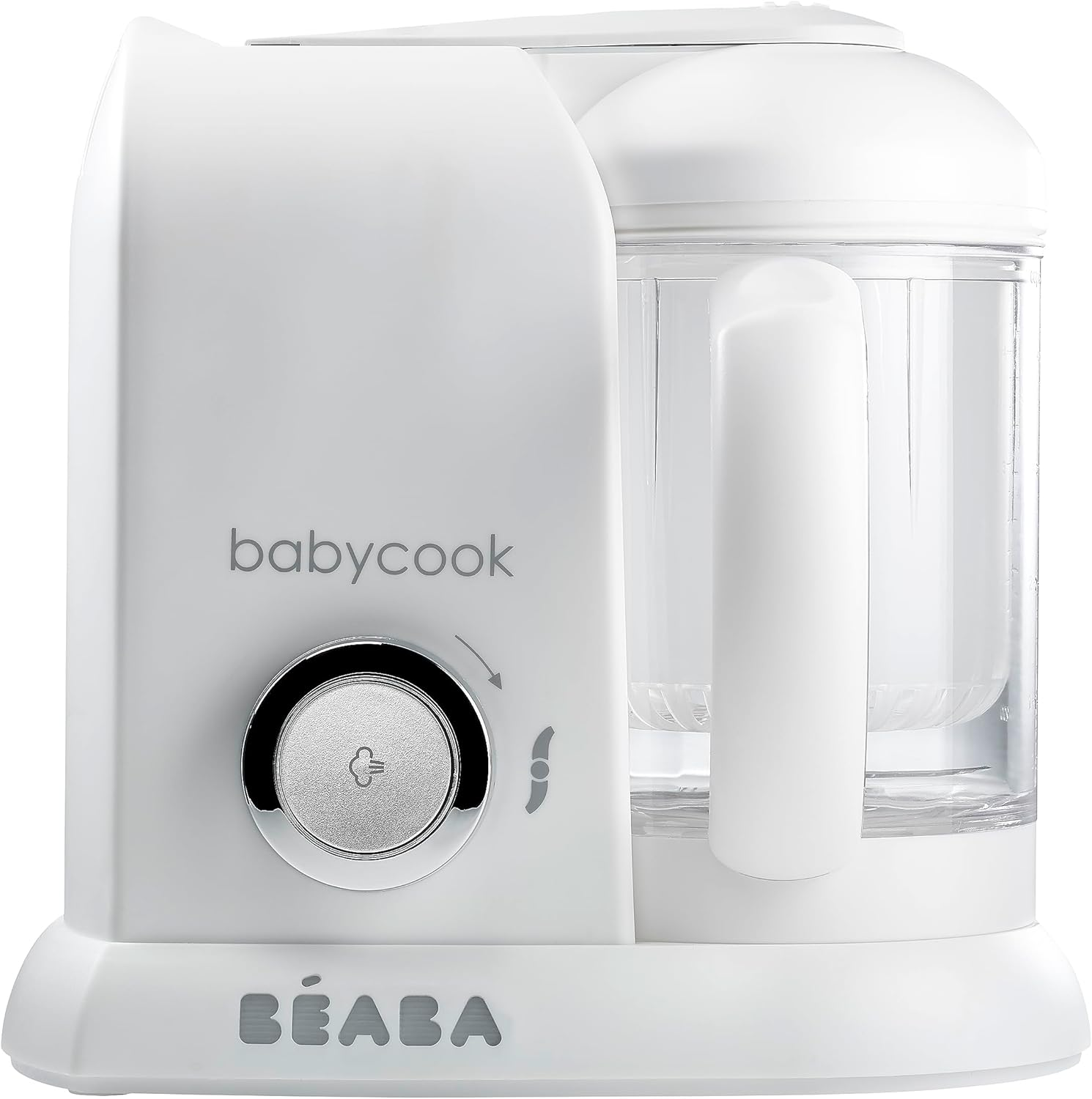 BEABA Babycook Solo Baby Food Prep, White/Silver