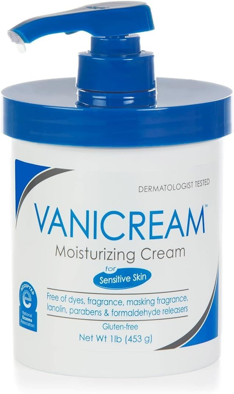 Vanicream Moisturizing Skin Cream with Pump for Sensitive Skin - Can Be Used for Eczema, Psoriasis, Ichthyosis, and Itch - Dermatologist Tested &ndash; Free of Dye, Fragrance, and Preservatives - 16 Oz image number 5