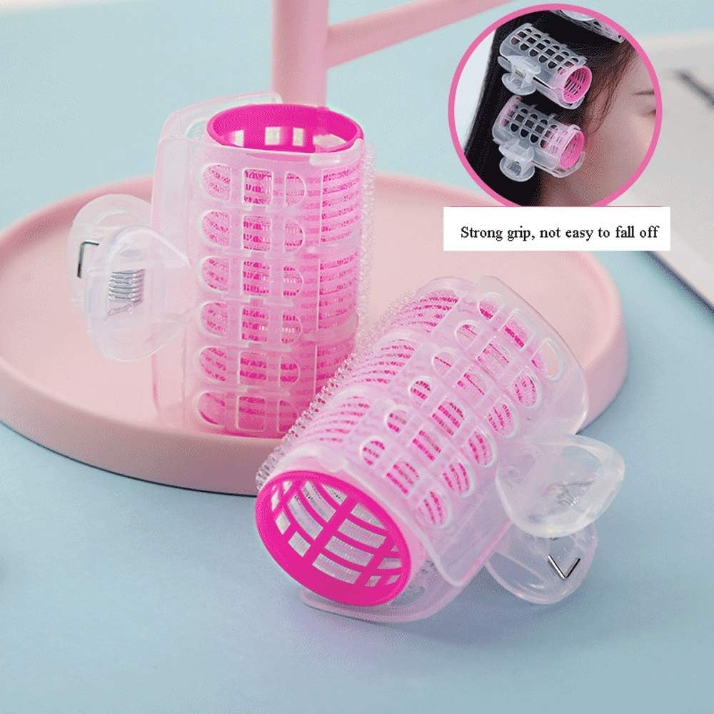 6Pcs Plastic Hair Curlers Rollers Self-Grip Hair Clip Curler Bangs Hair Sticky Cling DIY Hair Styling Accessories Tools