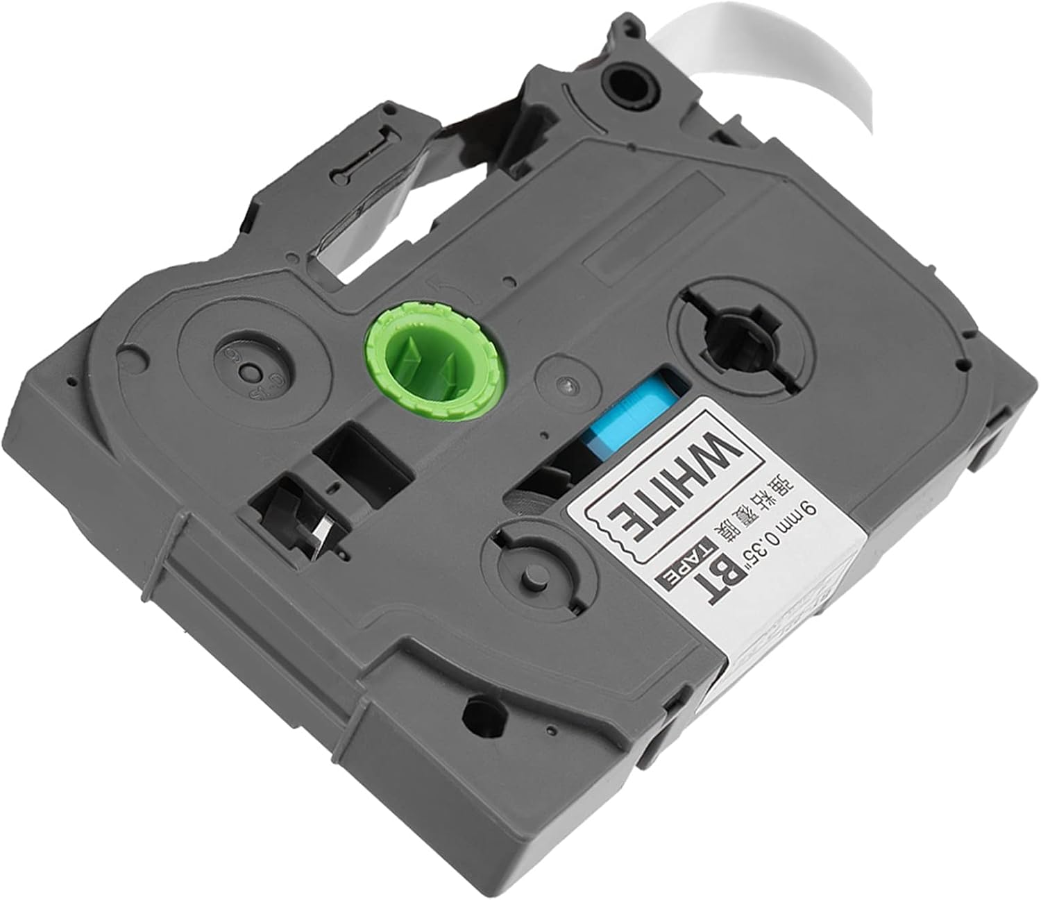 9Mm Label Tape Replacement for Tze-121 Tze-221 Tze-421 Tze-521 Tze-621 Tze-721, Black on White Cassette Tape, Label Maker Tape PT-E100 PT-D210 PT-E300 PT-D450 PT-P700 PT-18RZ PT image number 6
