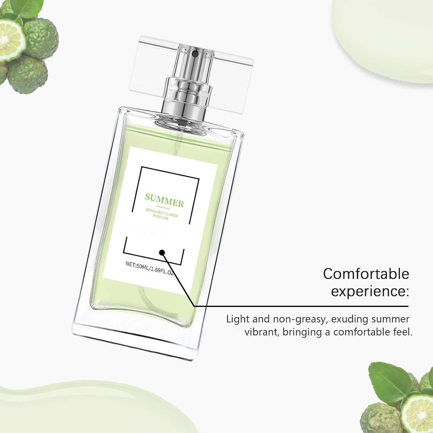 Light Bergamots Perfume Spray for Women, Summer Lasting Fragrances, Portable Women'S Perfume, Refreshing & Moisturising, Womens & Men for Everyday Use and Travel (3Pcs) image number 4