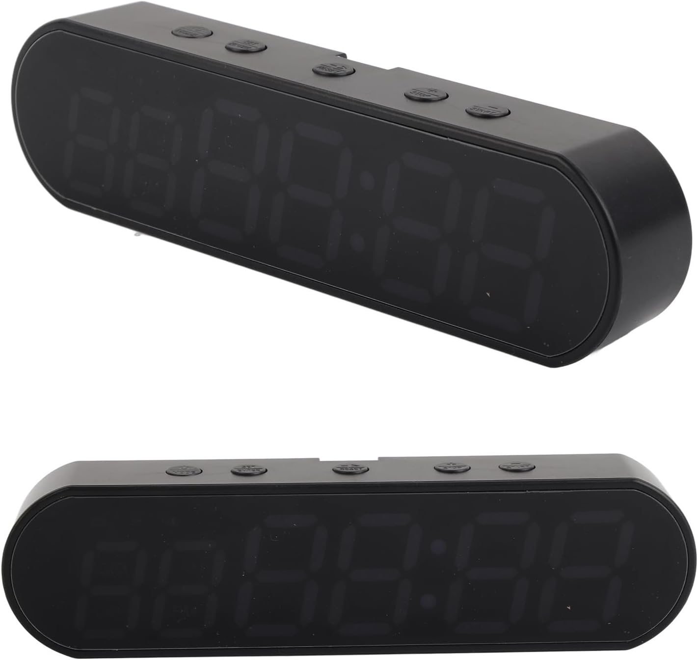 Gym Timer Clock, LED Interval Timer for Interval Workout with Count Down, Count Up, Stopwatch, Alarm Clock, Beep Buzzer Control, Portable Rechargeable for Home Gym Fitness Boxing image number 4