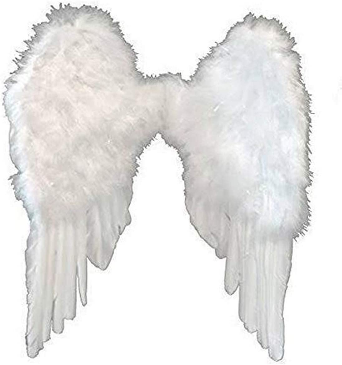 WA2216WH Large Feather Angel Wings - White Large Feather Angel Wings - White