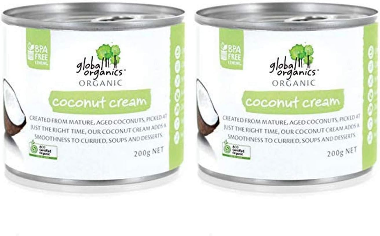 Global Organics Organic Coconut Cream Can G/F 200 G