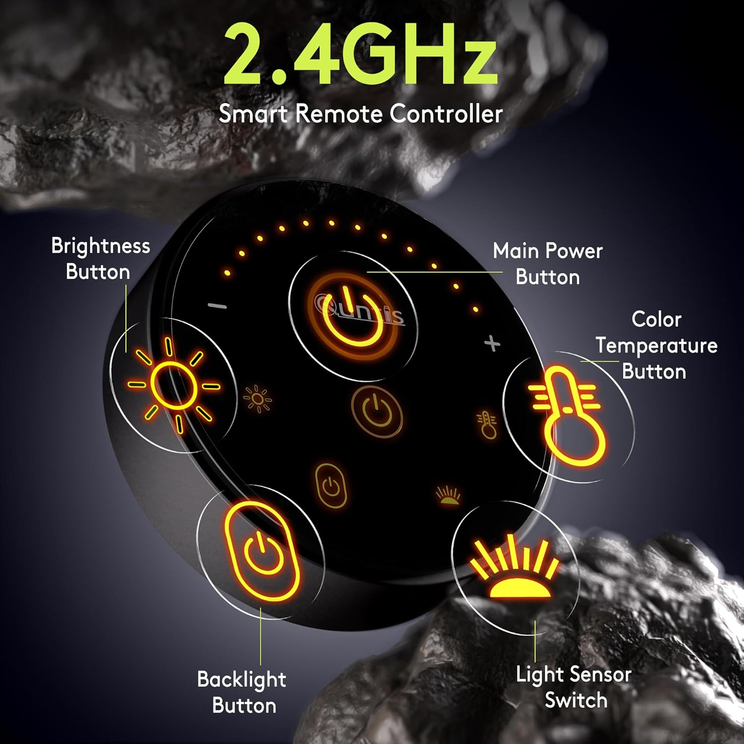 Quntis Curved Monitor Light Bar with Remote &Touch, Auto Adjustable Brightness and Color Temperature Eye-Care USB Computer Lamp with Foldable Backlight Screen Light Bar, No Glare Home Office Gaming image number 6