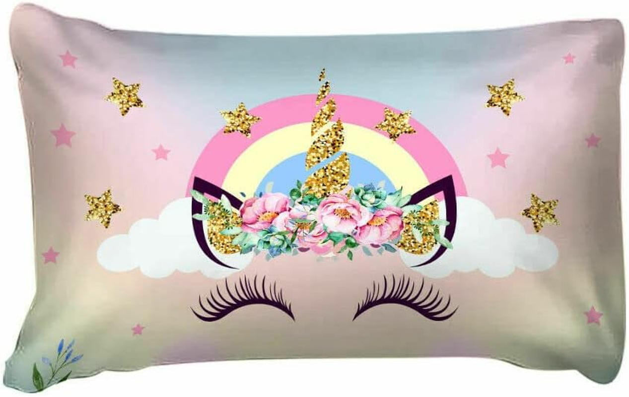 Happy Smiling Unicorn Quilt Doona Duvet Cover Set Single Double Queen Size Available Single, 1 Pillow Case image number 6