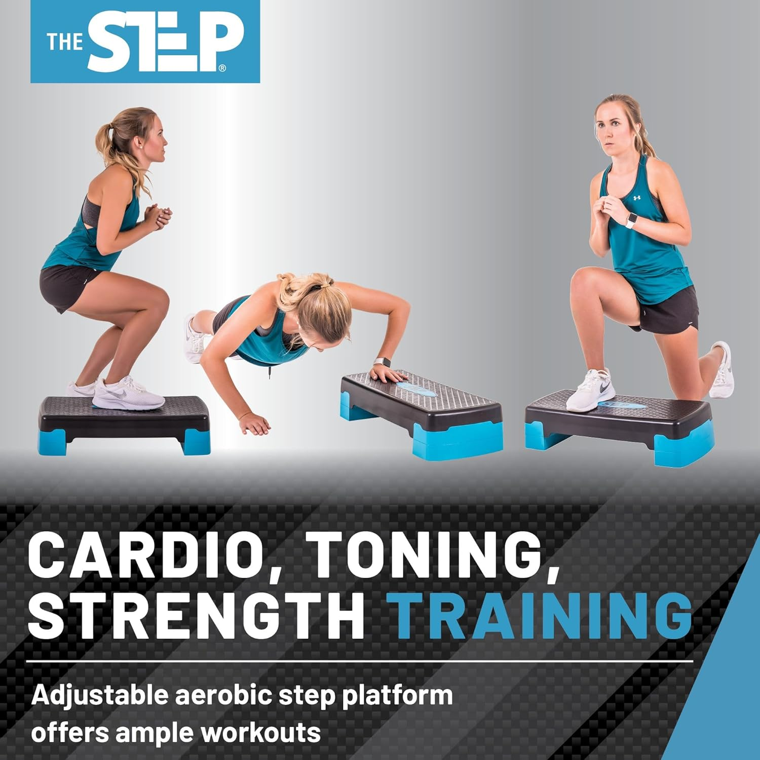 The Step Home Gym Workout System for Core, Strength, Stability, and Resistance Training image number 2