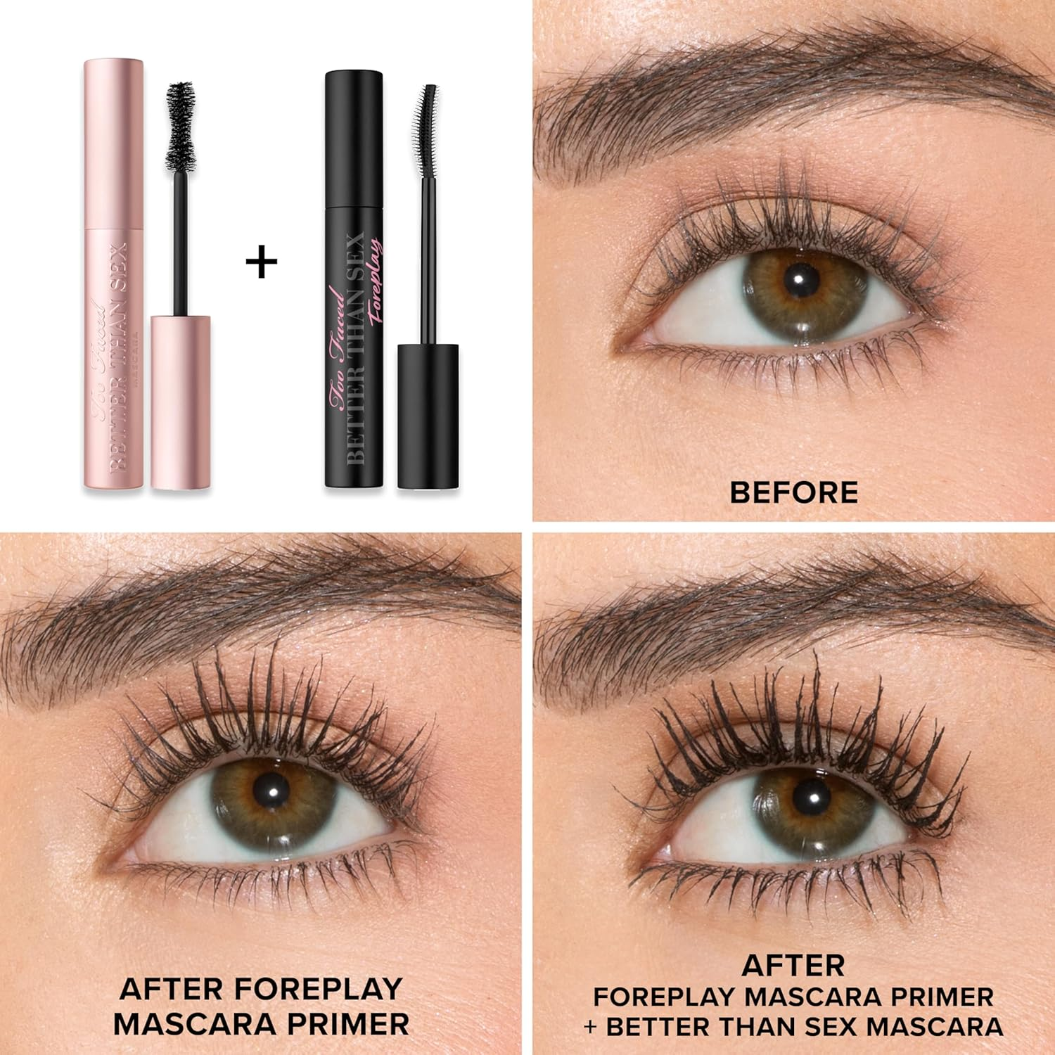 (Black) - Too Faced Sex Mascara 10Ml Full Size