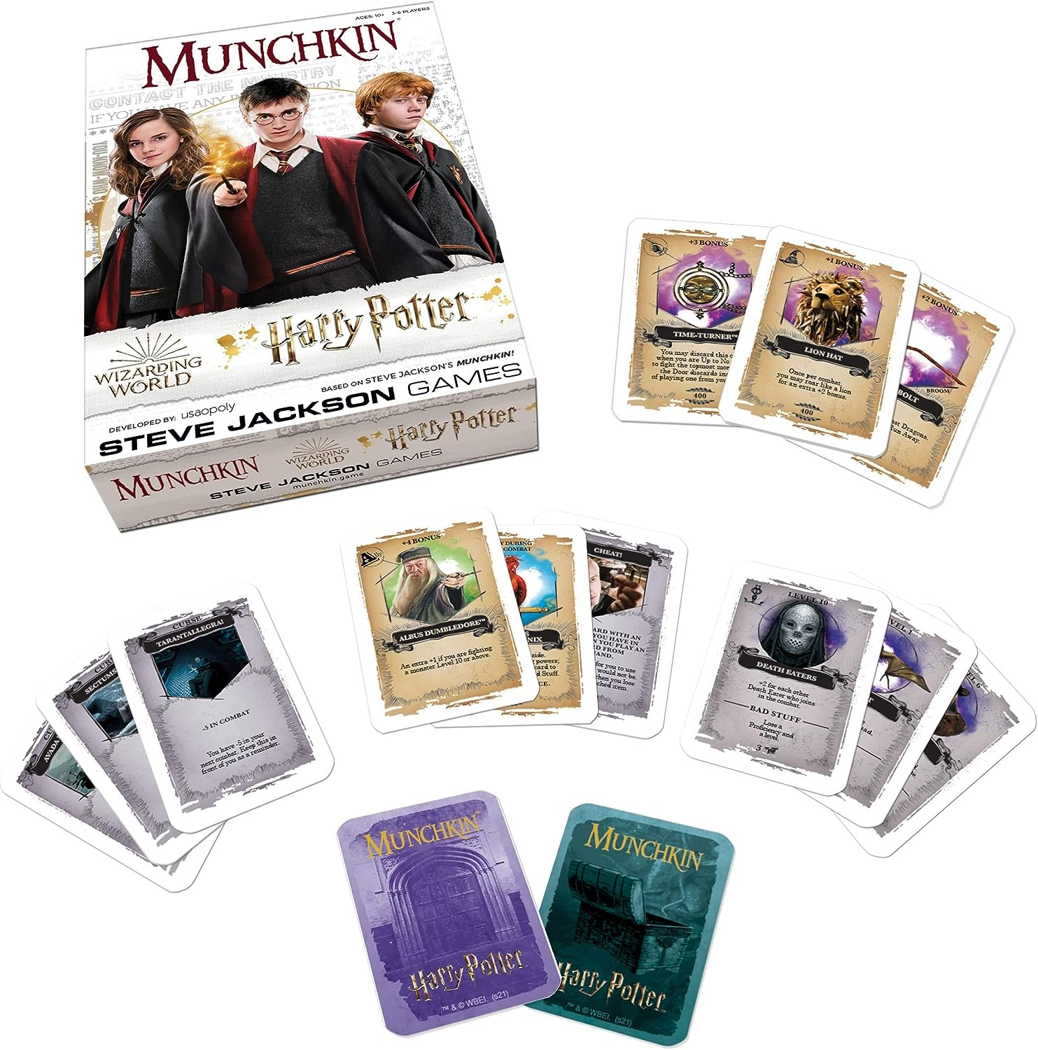 Munchkin: Harry Potter - Card Game for 3-6 Players, Magical Mischief in the Wizarding World image number 6