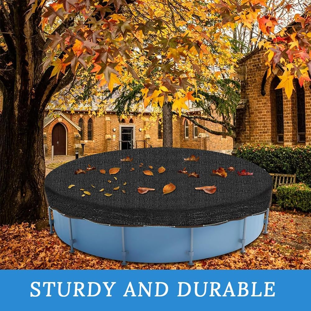 Rectangular Pool Leaf Cover, Multi-Purpose Pool Protection Kit for Covering Pools, Collecting Leaves and Debris, Easy to Use, Portable, Suitable for Home, Garden, Yard, Hotel and Outdoor (5M*8M) image number 4