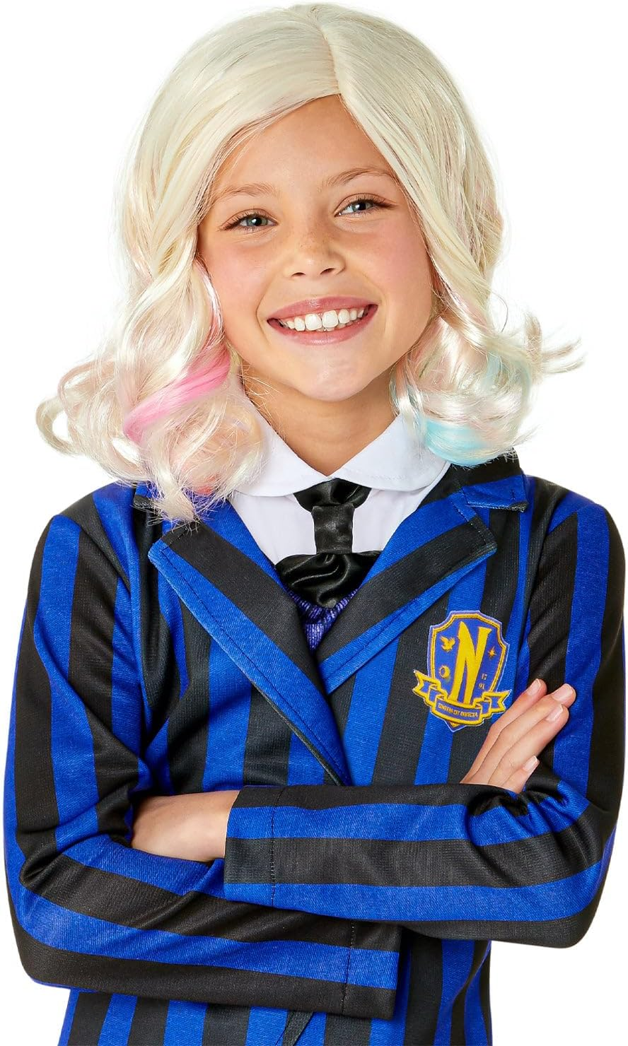 Enid Wig for Kids - Wednesday (Netflix) - One Size image number 1